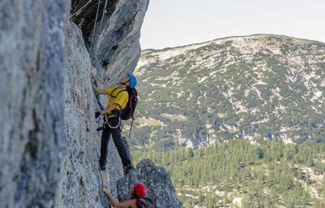 Lodge Krippenstein - climbing routes